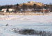 Přístaviště Bystrc v zimě